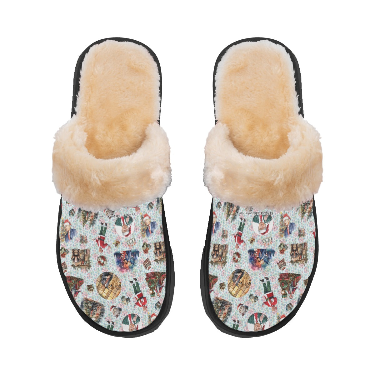 10 Donald Trump Designs, Men’s Plush, Fuzzy Slippers