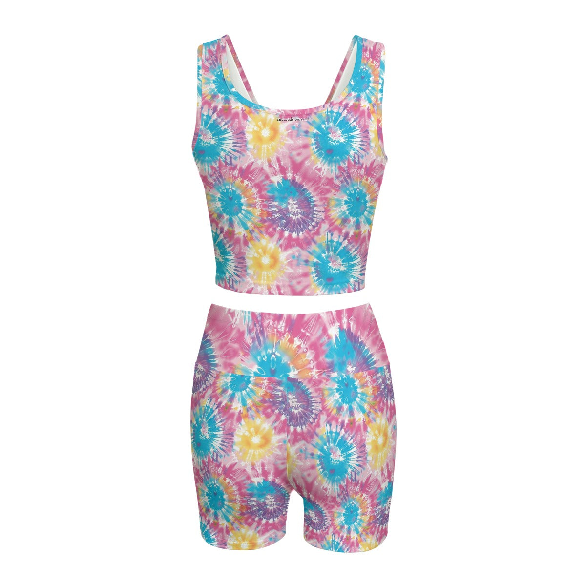 9 Tie Dye Designs, Women’s 2 Piece Yoga Short Set