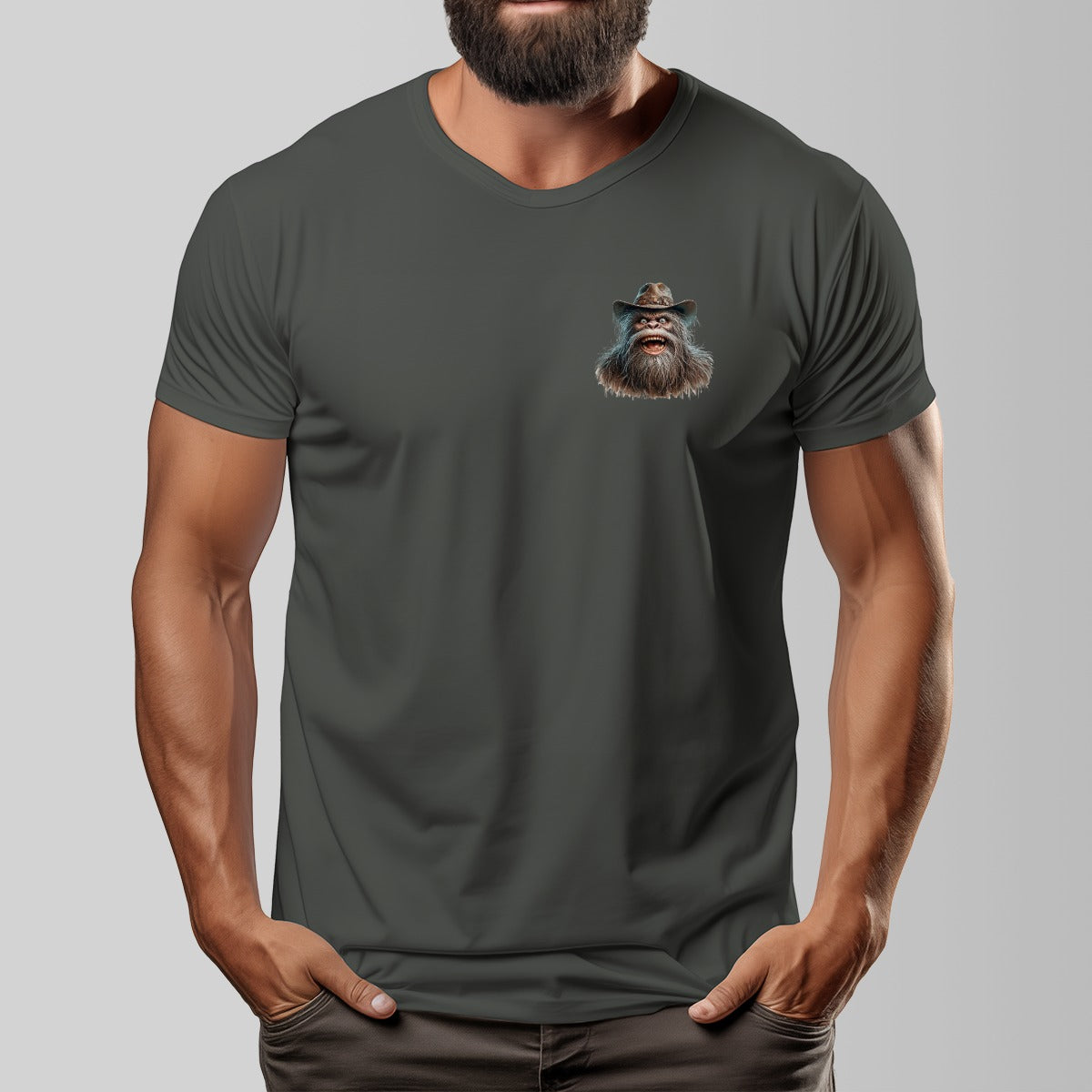 Bigfoot, Sasquatch "I'm Sorry I called You ignorant" Cotton Short Sleeve Double Sided T-shirt