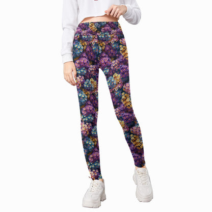 10 Beautiful Flower Designs, Kid’s Leggings