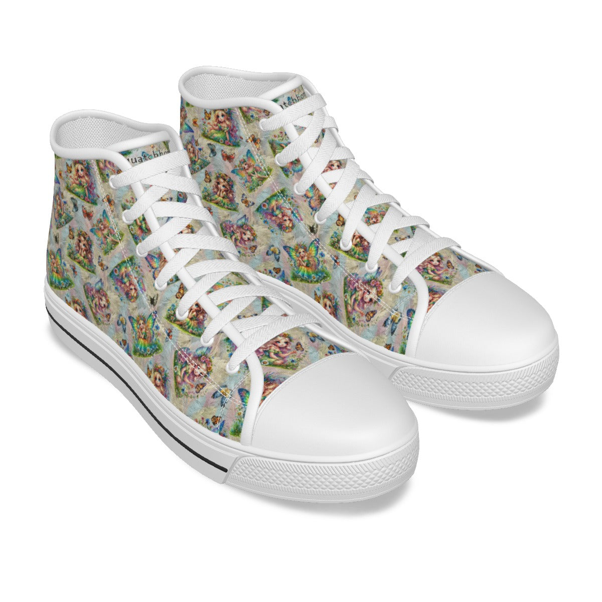 5 Fairy Designs Designs Kids Canvas Sneaker Shoes