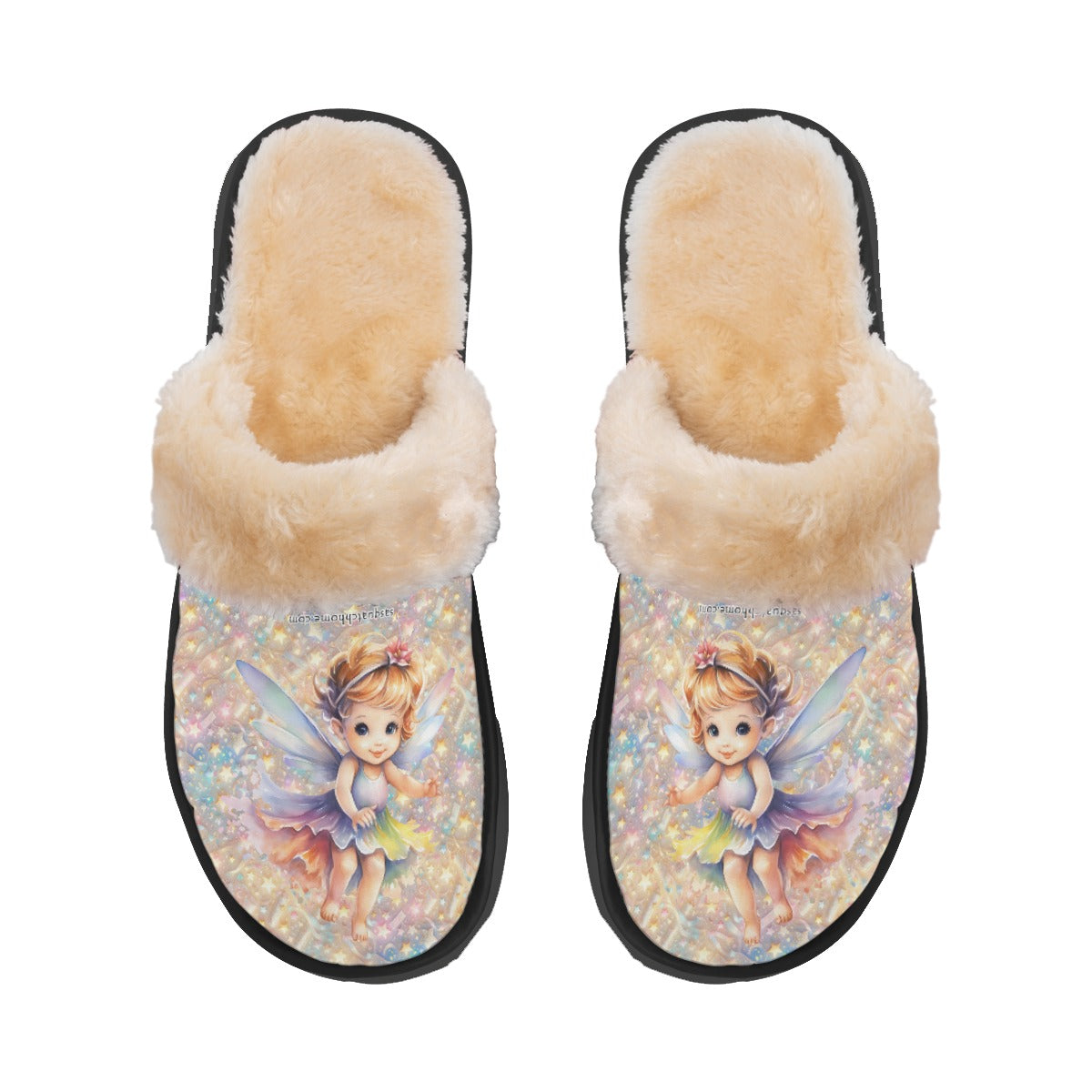 Baby Fairies, Women’s Plush, Fluffy Slippers