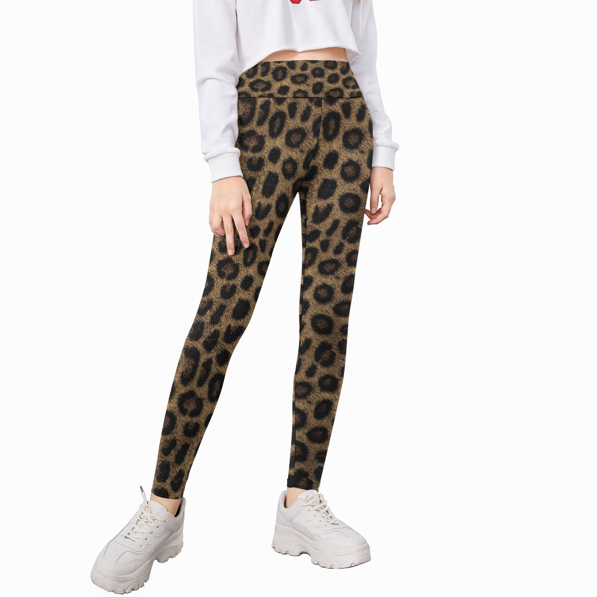 Leopard Skin, All-Over Print Kid's Leggings