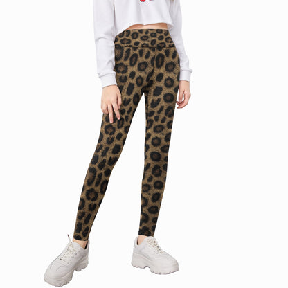Leopard Skin, All-Over Print Kid's Leggings
