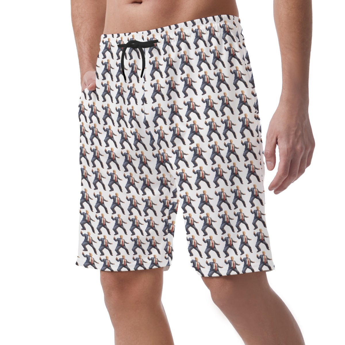 10 Donald Trump Designs, Men's Casual Shorts, MAGA Shorts,(Set 1 of 2)