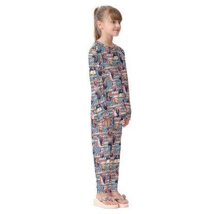 20 Donald Trump Designs Kid's Long Pajamas Set