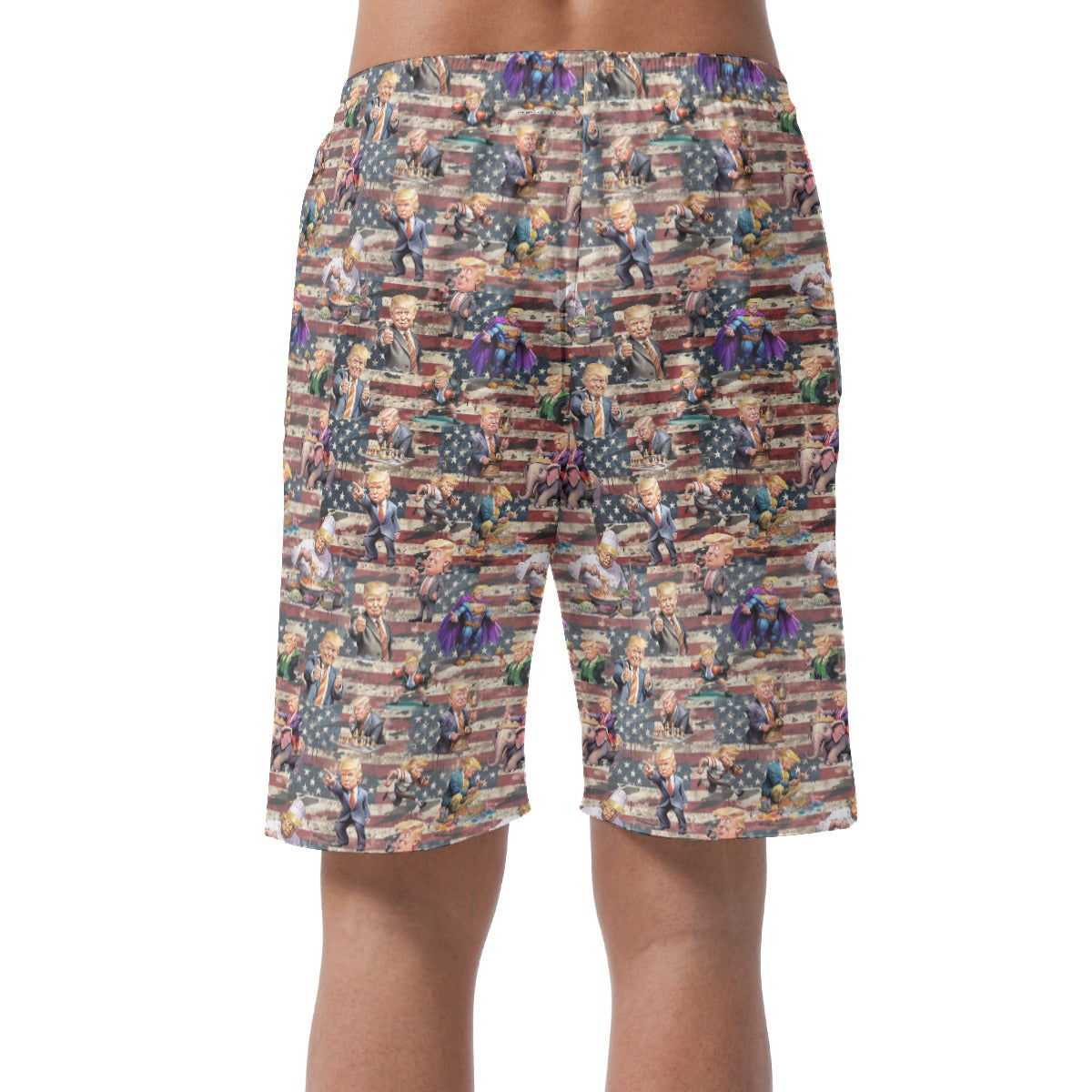 10 Donald Trump Designs, Men's Casual Shorts, MAGA Shorts (Set 2 of 2)