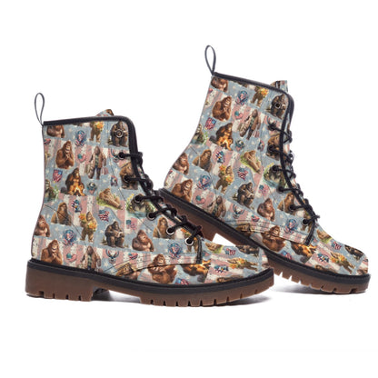 21 Bigfoot, Sasquatch Designs, Women's Martin Short Hiking Boots