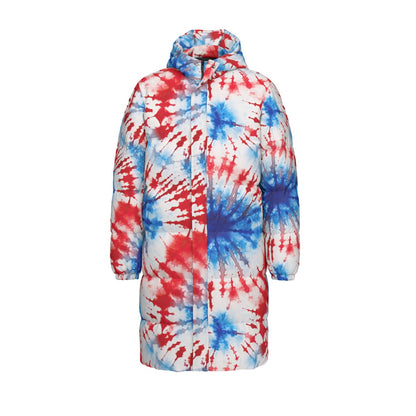 19 Tie Dye Designs, Long Down Jacket / Coat