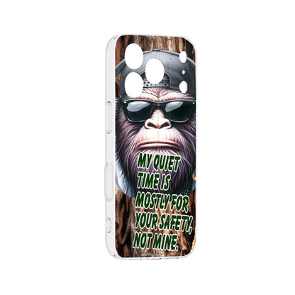 Bogfoot Sasquatch "my quiet time.."  IPhone 17 Series (4 models) TP Cell Mobile Phone Case