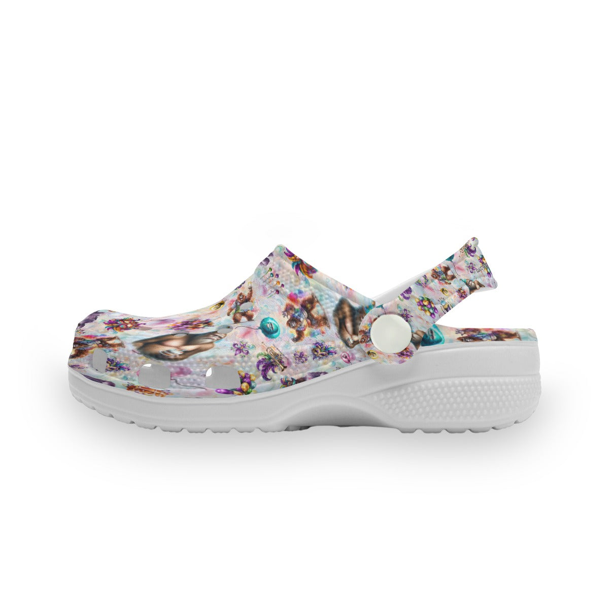 Mardi Gras Children’s Holed, Mule, Clogs, EVA, Gator Shoes