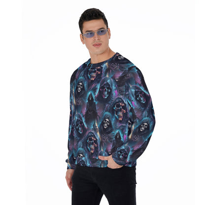 Grim Reaper, Men’s Polyester Thickened Sweater