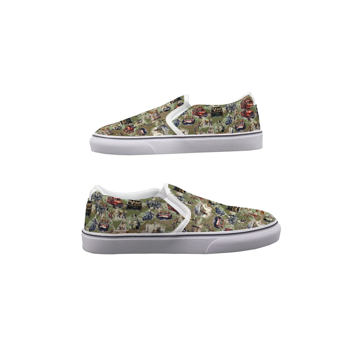 10 Misc Designs, Men's Slip On Sneakers