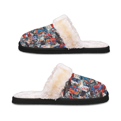 20 Donald Trump Designs, Women’s Plush, Fluffy Slippers