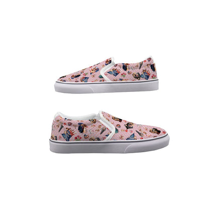 Donald Trump Themed, Women's Slip On Sneakers