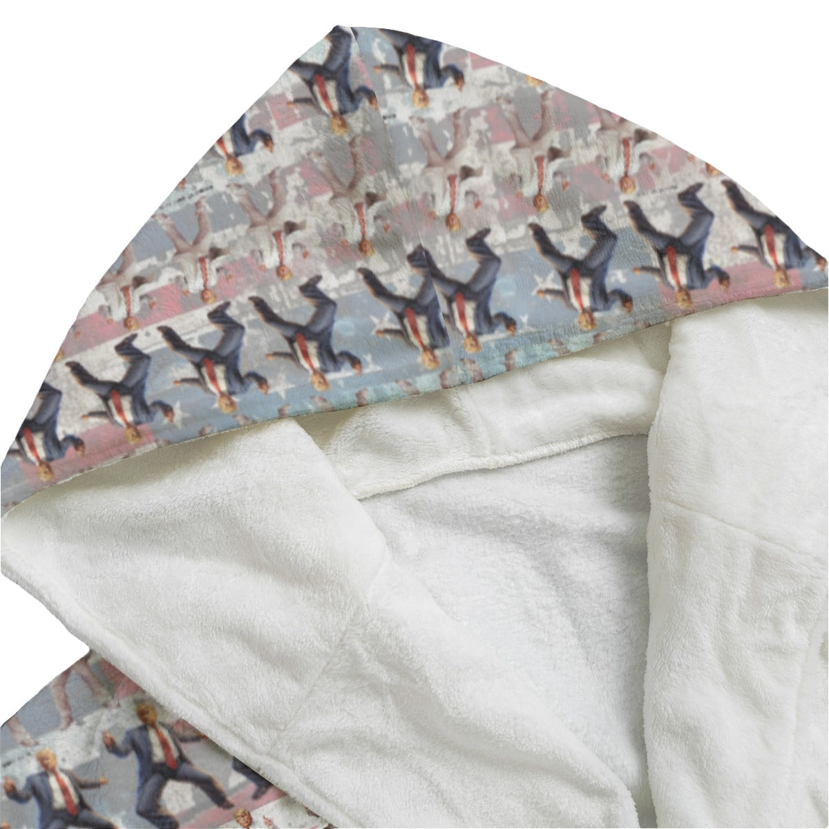 20 Donald Trump Designs,  Flannel Hooded bathrobe, Robe