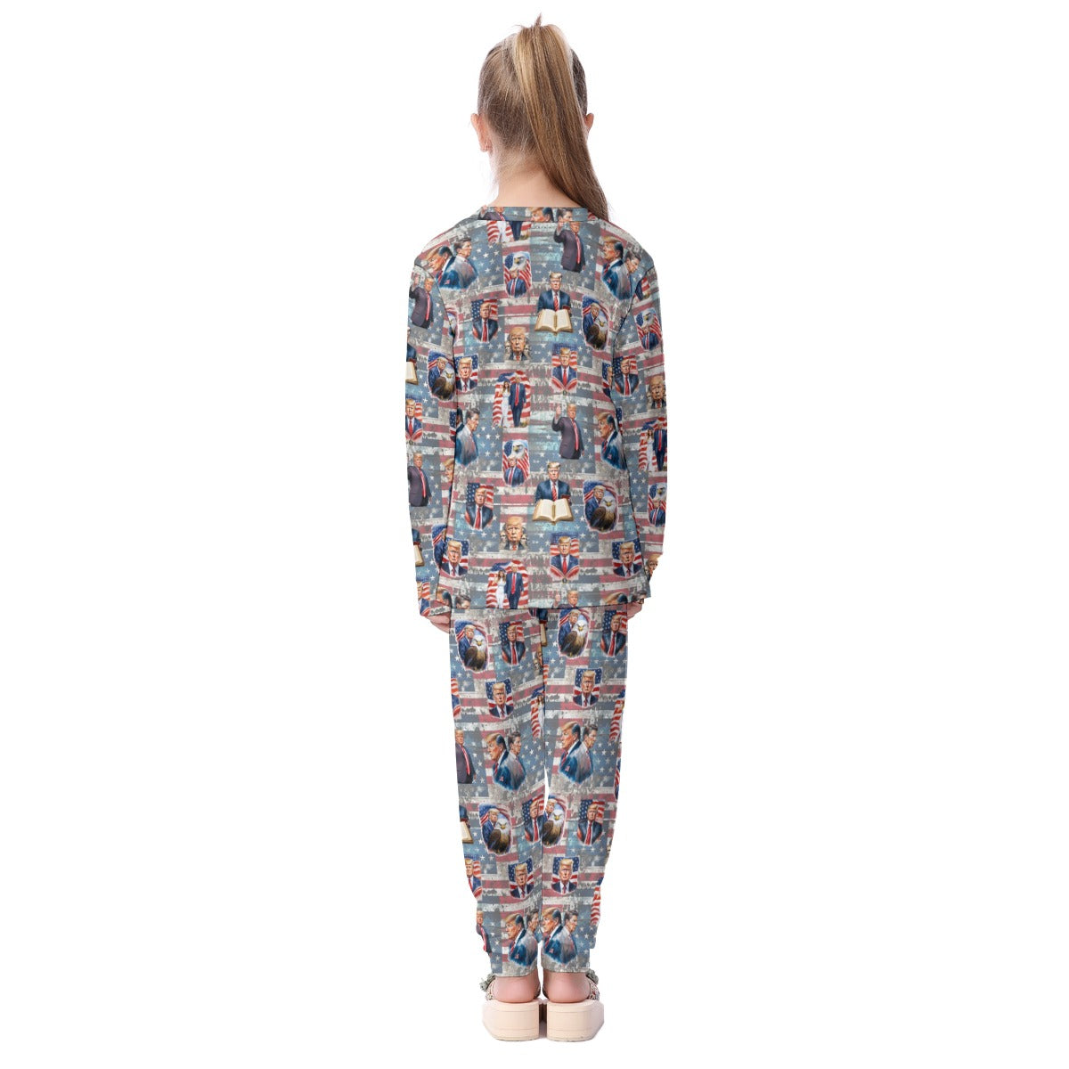 20 Donald Trump Designs Kid's Long Pajamas Set