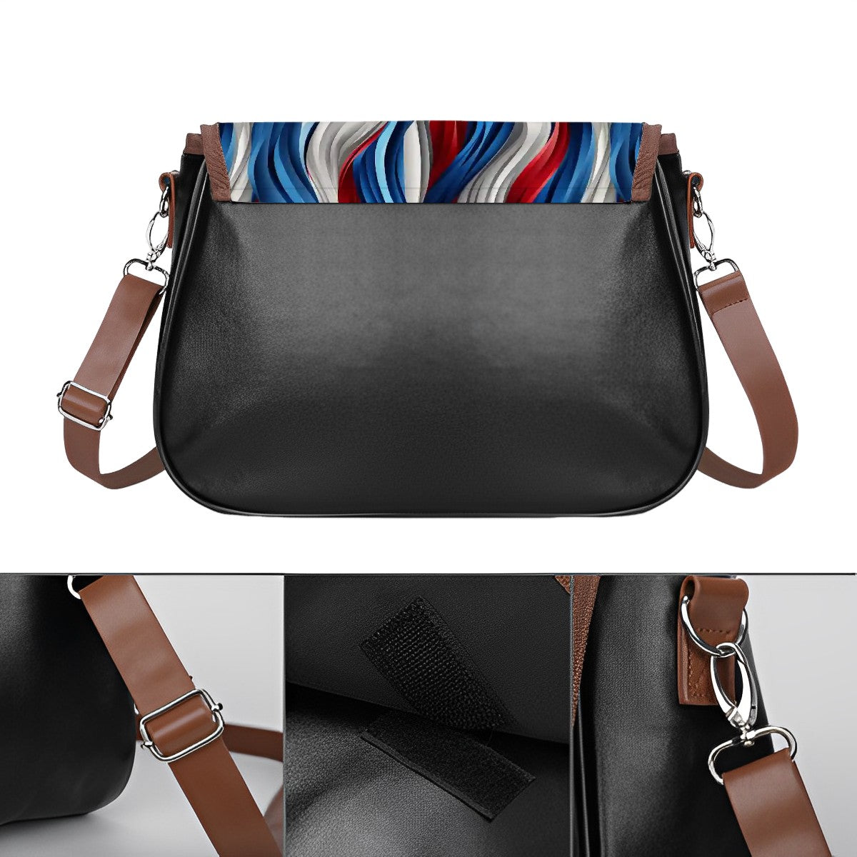 Donald Trump Dancing, Leather Shoulder Bag / Purse