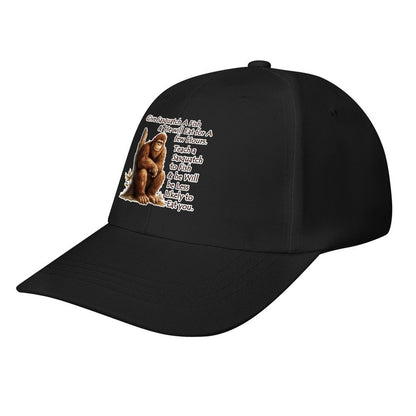 Bigfoot, Sasquatch “Give Sasquatch a fish..", Baseball Cap – 8 Colors