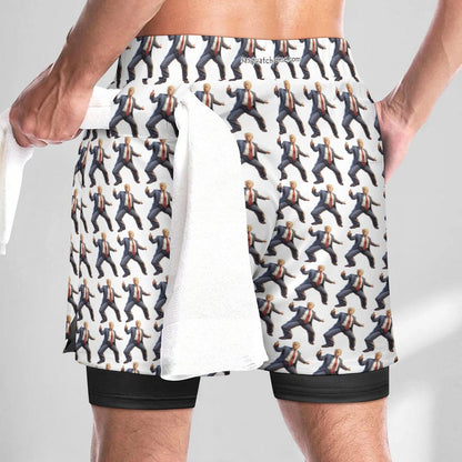 Donald Trump Designs Men Beach Shorts / Swim trunks with 4 Pockets