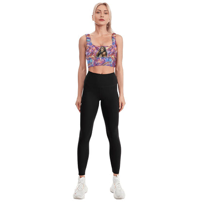 Girl Bigfoot, Sasquatch, Traditional Sports Bra, Yoga Top