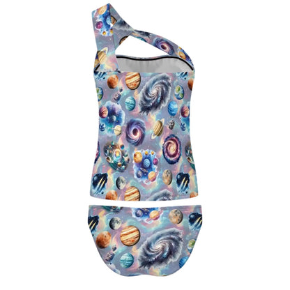 20 Misc Designs, Women One-Shoulder Tankini, Two Piece
