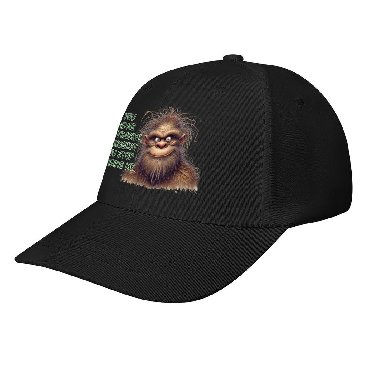 Bigfoot, Sasquatch “If you find me..", Baseball Cap – 8 Colors