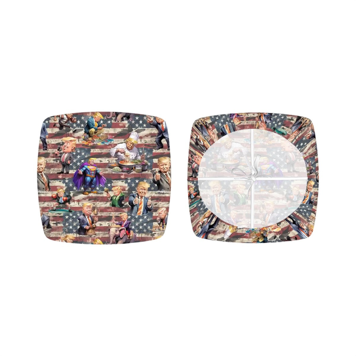 Donald Trump Themed Square Chair Seat Covers 20 designs.