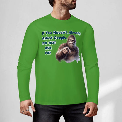 Bigfoot - Sasquatch Cotton Unisex Long Sleeve T-shirt