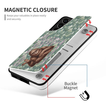 "You call me a bitch..." Bigfoot, Sasquatch, Samsung S22 Cell Phone Case / Folding Wallet