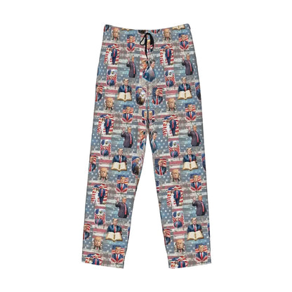 10 Donald Trump Designs, Men’s Polyester, Drawstring, Pajama Pants