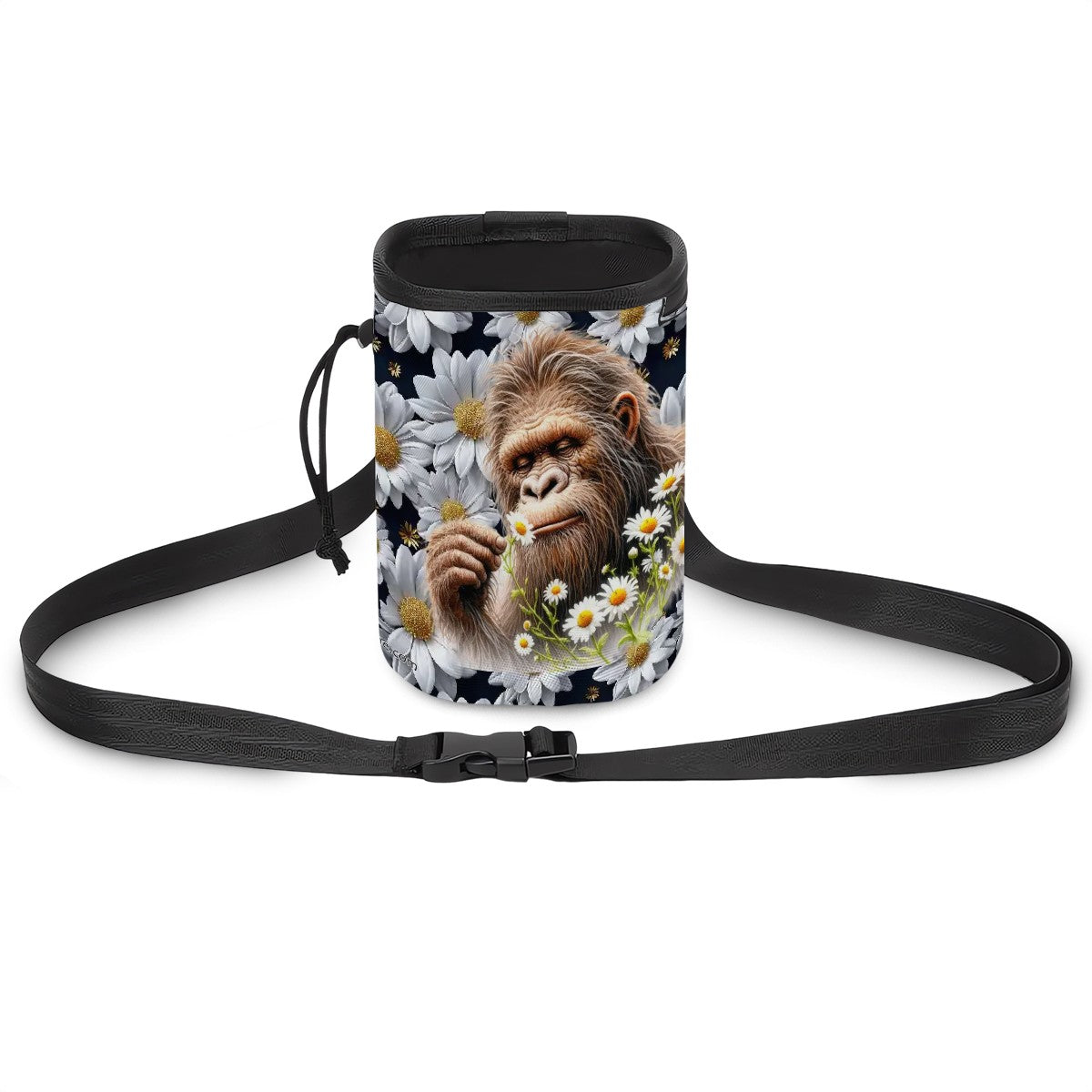 Bigfoot, Sasquatch Daisies, Pet Toy & Treat Pouch / Purse