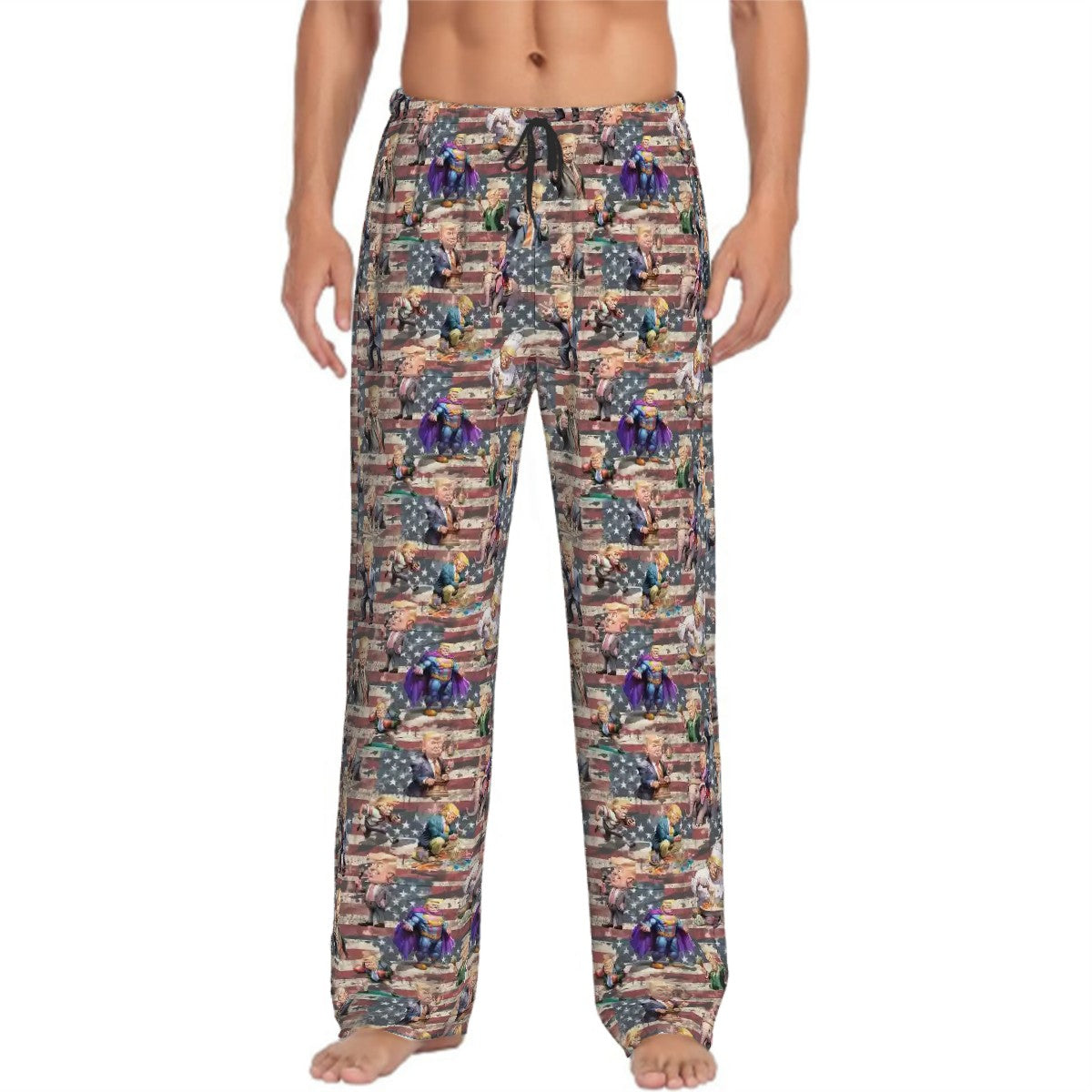 Mens Pajama Pants - Donald Trump - MAGA