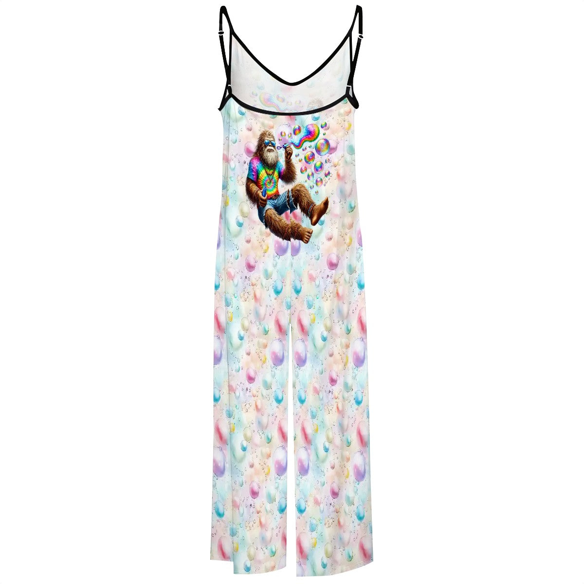 Bigfoot Sasquatch Bubbles, Casual Jumpsuits for Women
