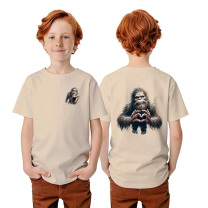 Bigfoot Sasquatch Designs, Kid’s Double Sided Gildan 5000B T Shirt