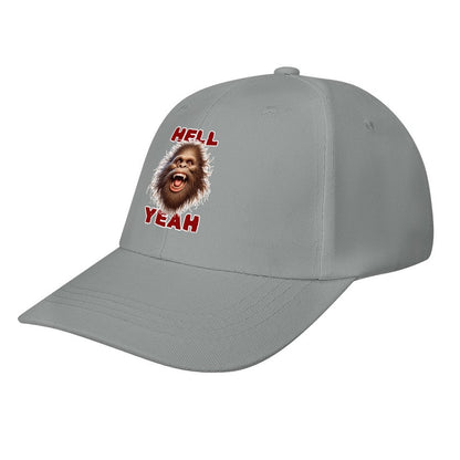 Bigfoot, Sasquatch “Hell yeah", Baseball Cap – 8 Colors