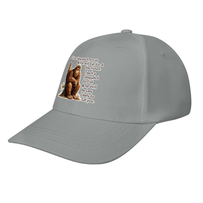 Bigfoot, Sasquatch “Give Sasquatch a fish..", Baseball Cap – 8 Colors