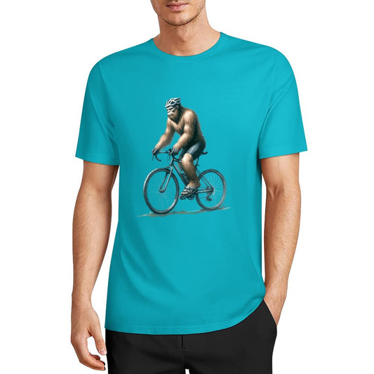 Bigfoot - Sasquatch Bicycle Short Sleeve Cotton T-Shirt