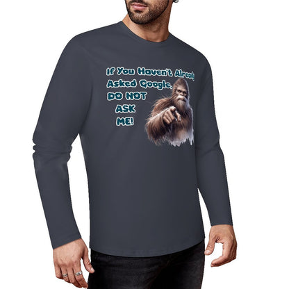 Bigfoot - Sasquatch Cotton Unisex Long Sleeve T-shirt
