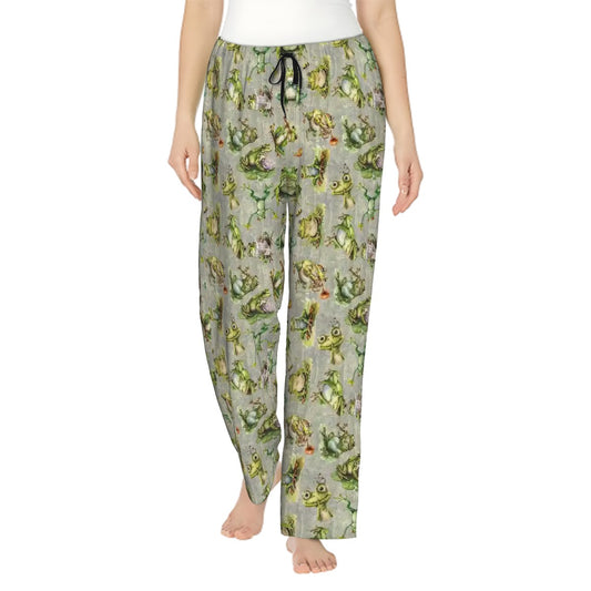 10 Animal Designs, Womens Pajama Pants with Pockets