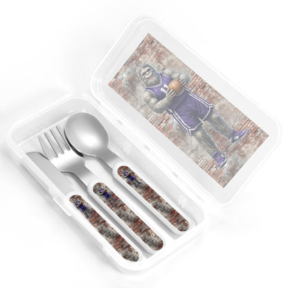 Kids Cutlery Set Straight Handle