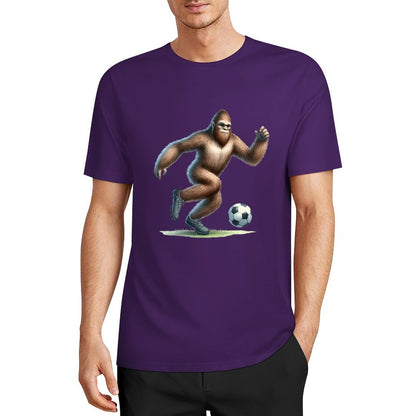 Bigfoot - Sasquatch Soccer (football) Short Sleeve Cotton T-Shirt