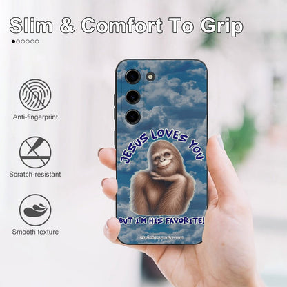 Sasquatch, Bigfoot "Jesus Loves you.." - Samsung S23 Series Cell Phone Case