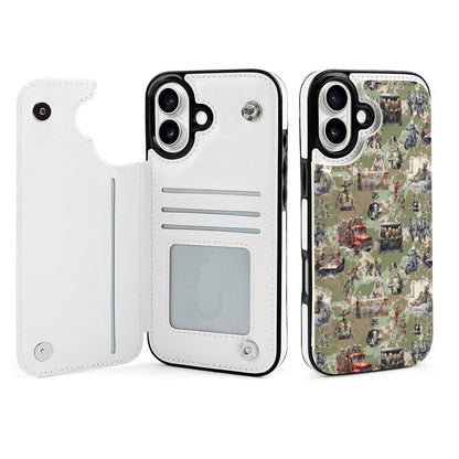 20 Misc Designs, iPhone 16 Faux Leather Wallet Case