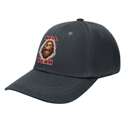 Bigfoot, Sasquatch “Hell yeah", Baseball Cap – 8 Colors