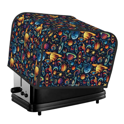 12 Galaxy Outer Space Designs, 4 Slice Toaster Cover