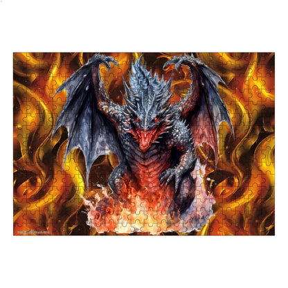 Dragon Fire 300pcs Horizontal Wooden Jigsaw Puzzles