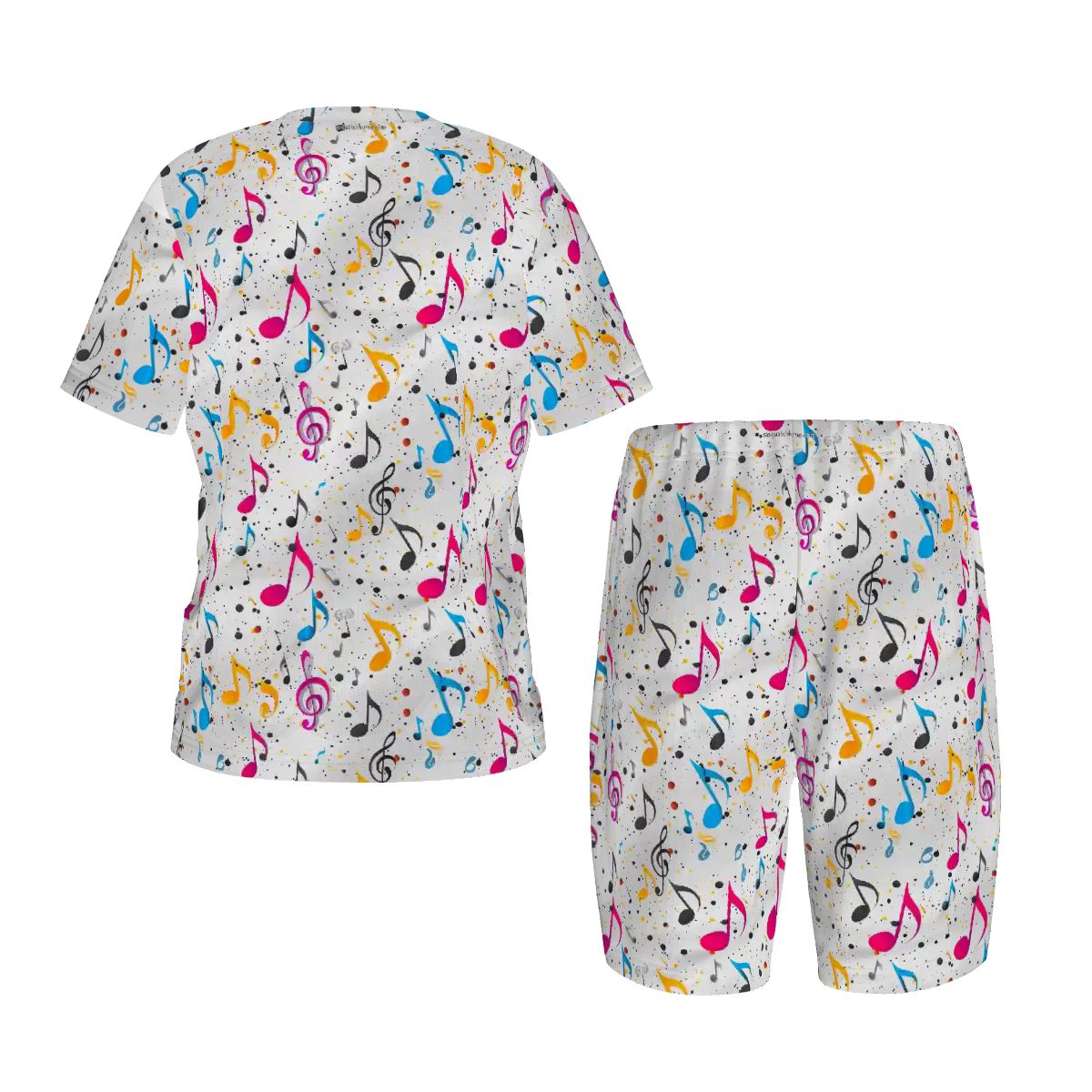 Pajama Sets for Kids, Crew Neck Short Sleeve - Dancing Bigfoot, Sasquatch