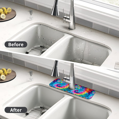 19 Tie Dye Designs, Faucet Mat