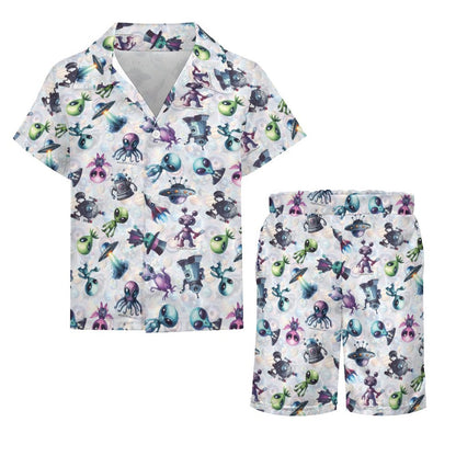 Aliens Children's Casual Beach Outfit